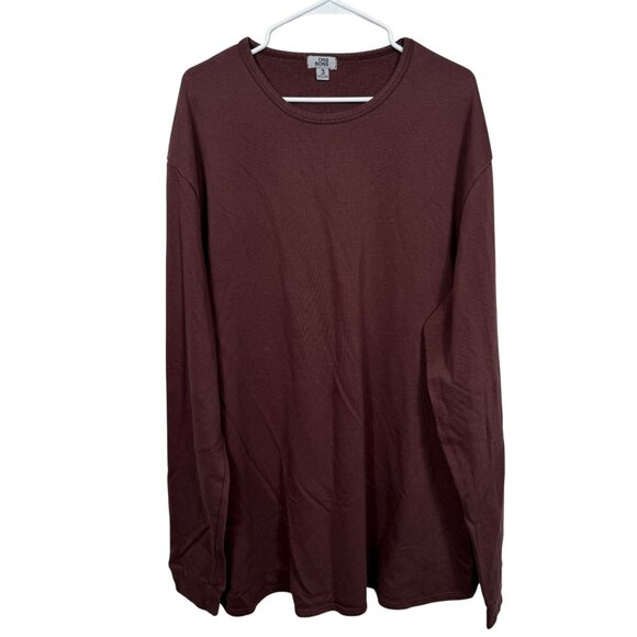 One Bone Pullover Tee Shirt Size 3 US 4XL Maroon Burgundy Cotton Polyester - Picture 1 of 8